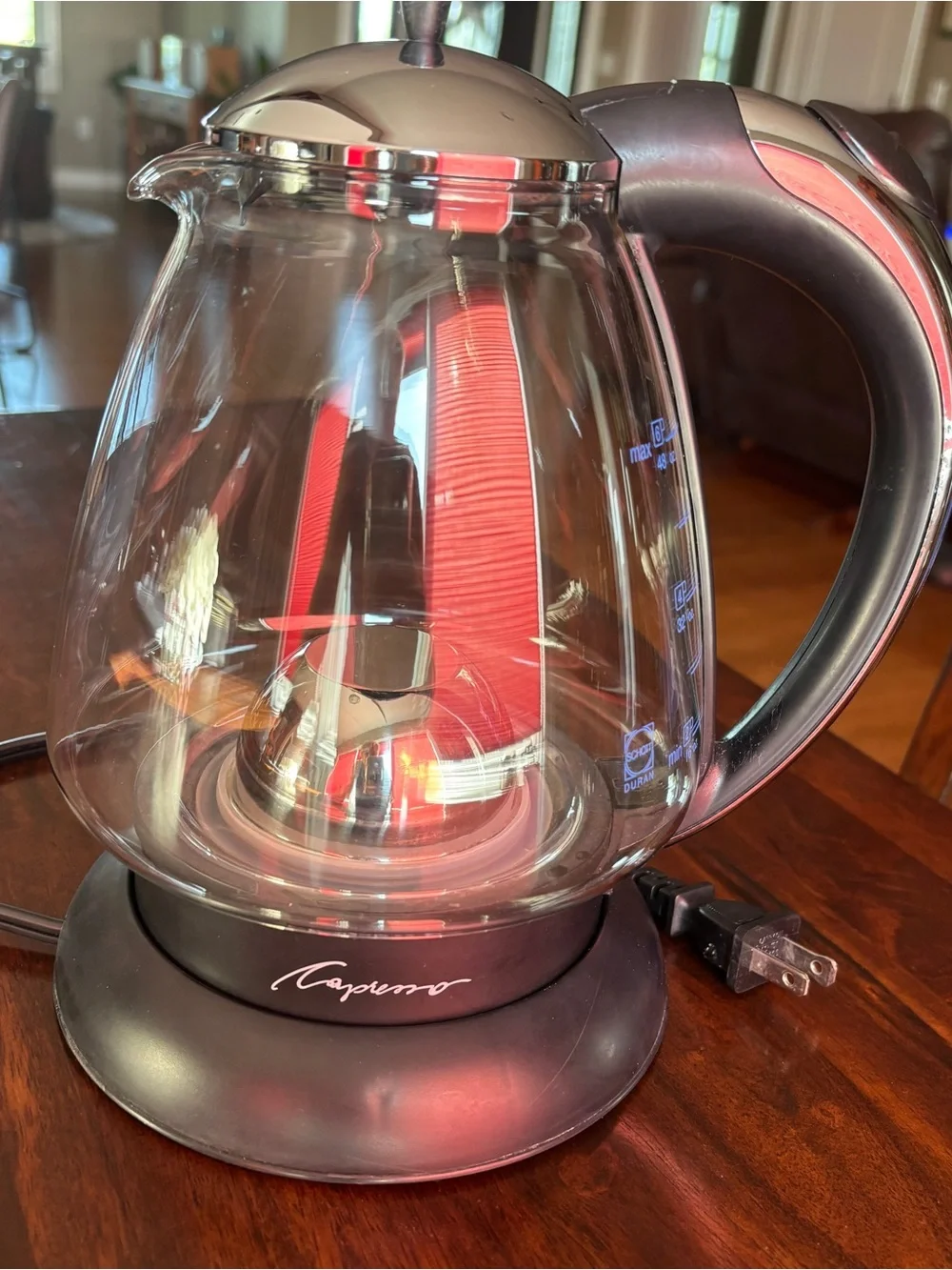 Capresso 259 H2O Plus Glass Water Kettle